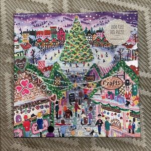 Galison Holiday Village Market 1000 piece Puzzle - new in box